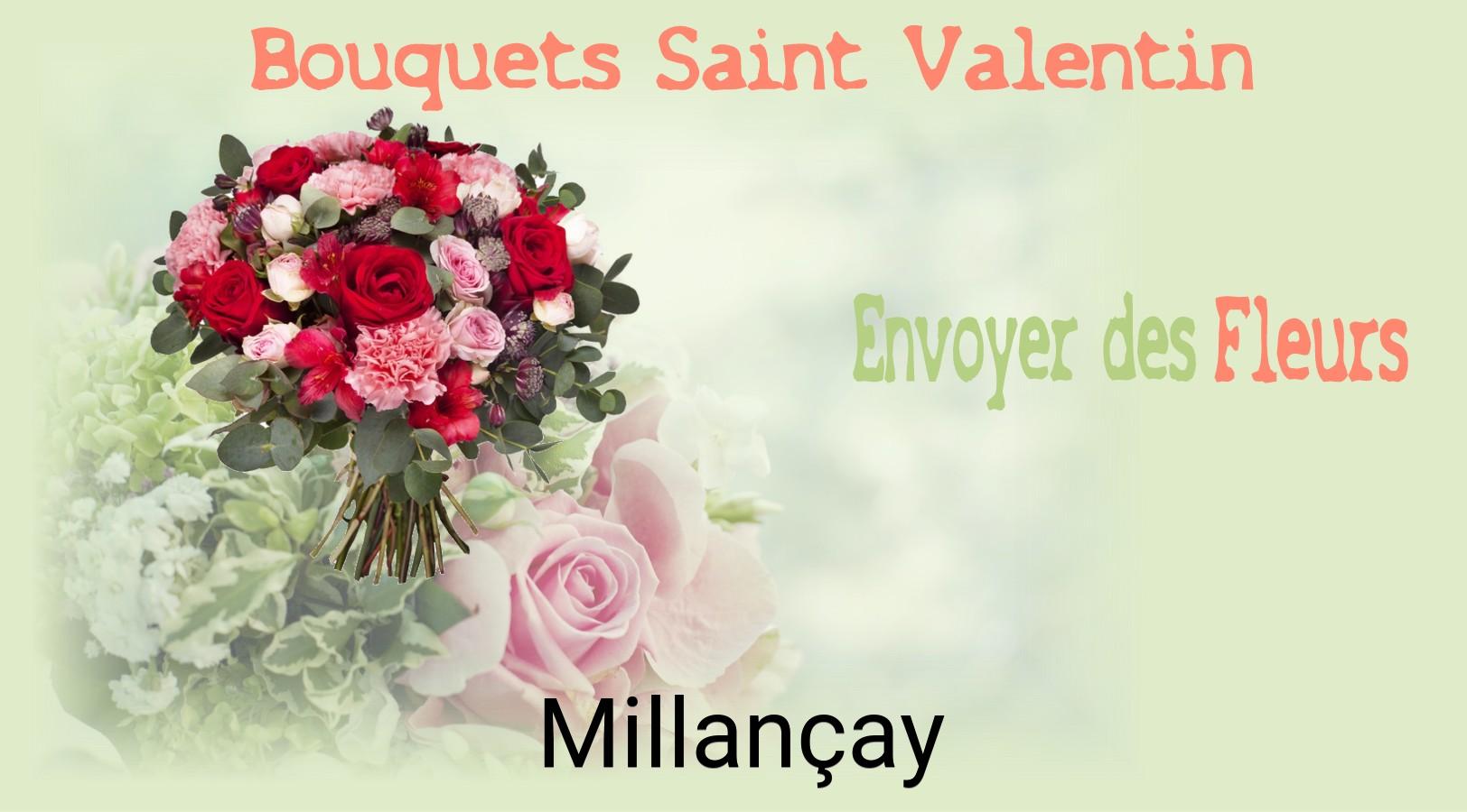 Roses de Saint-Valentin livrées à Millançay
